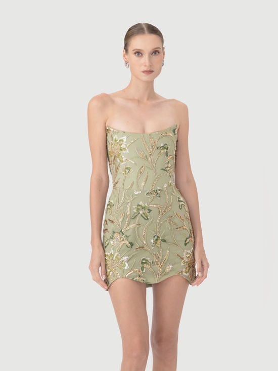 Sau Lee Dresses & Skirts - Sau Lee Saint Embellished Mini Dress